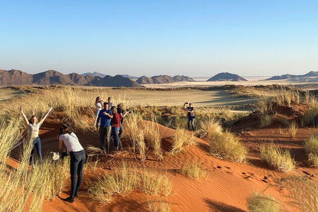 Travelers in Gondwana's Namib Park