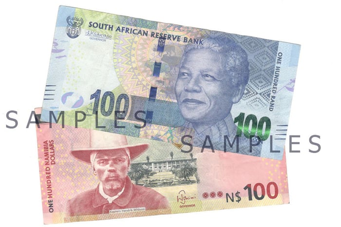 23-05-13 100 Rand 100 Namibia Dollar - web 850 x 567