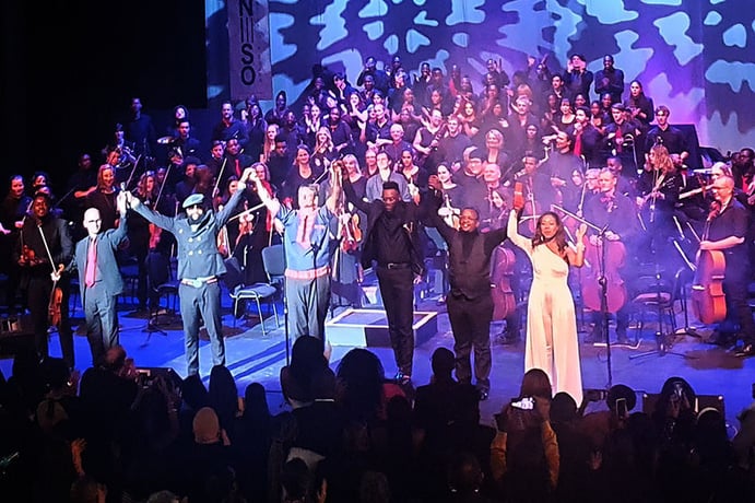 Classical Music Kwaito JÃ¼rgen Kriess Gazza Alex Fokkens DJ Shoza Osmond Owoseb Kim Scott Namibia National Symphony Orchestra Choir 'Vocal Reflections' National Theatre Windhoek Namibia