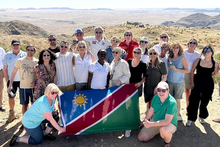 Namibia Tourism Board Frankfurt Matthias Lemcke MICE Trophy Namibia Spreetshoogte Pass Namib Desert