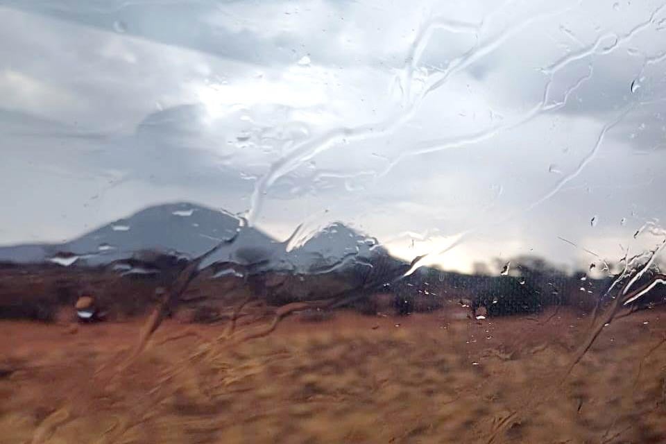 rain mood Omatako mountains Okahandja Otjiwarongo centre Namibia
