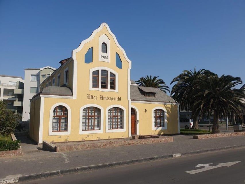 Traces German colonial era Namibia Old Magistrate's Court Swakopmund Coast