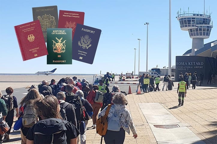 Many visitors Namibia need Visa on Arrival enter country here Hosea Kutako International Airport since 1 April 2025