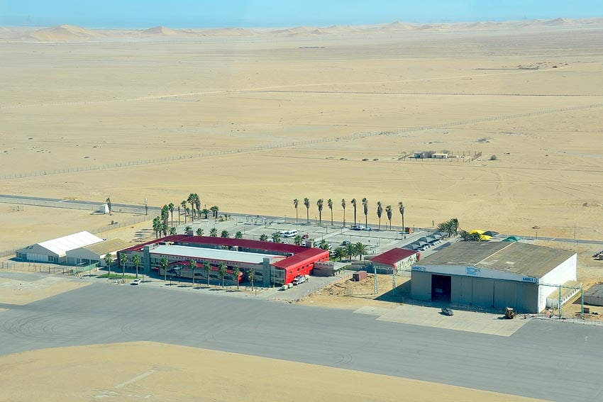 Also passed inspection according International Civil Aviation Organization ICAO standards Walvis Bay International Airport IATA code WVB Photo Olga Ernst Hp Baumeler Wikipedia