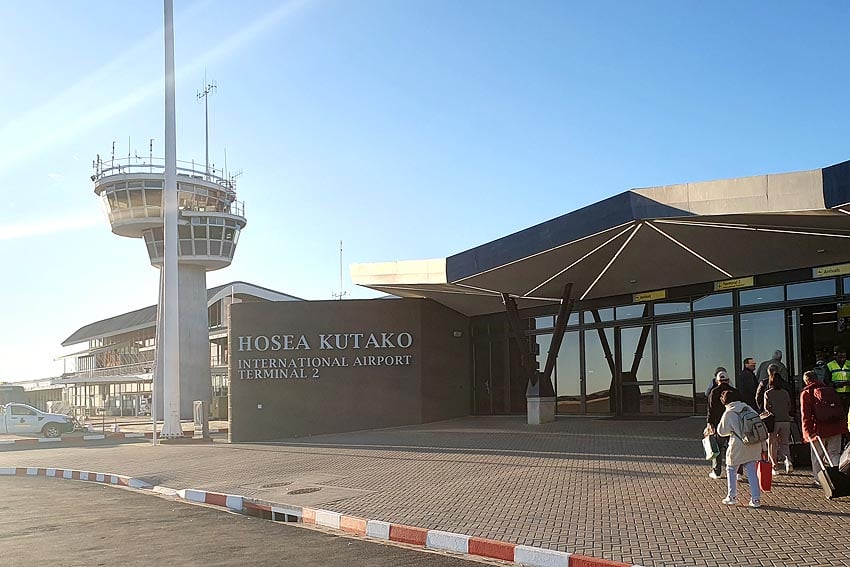 Namibia Airports Company NAC planning to add third terminal for daily flight operations to Hosea Kutako International Airport HKIA near Windhoek by 2030 in addition to Terminal 1 for state guests rear left and Terminal 2 Photo Sven-Eric Stender