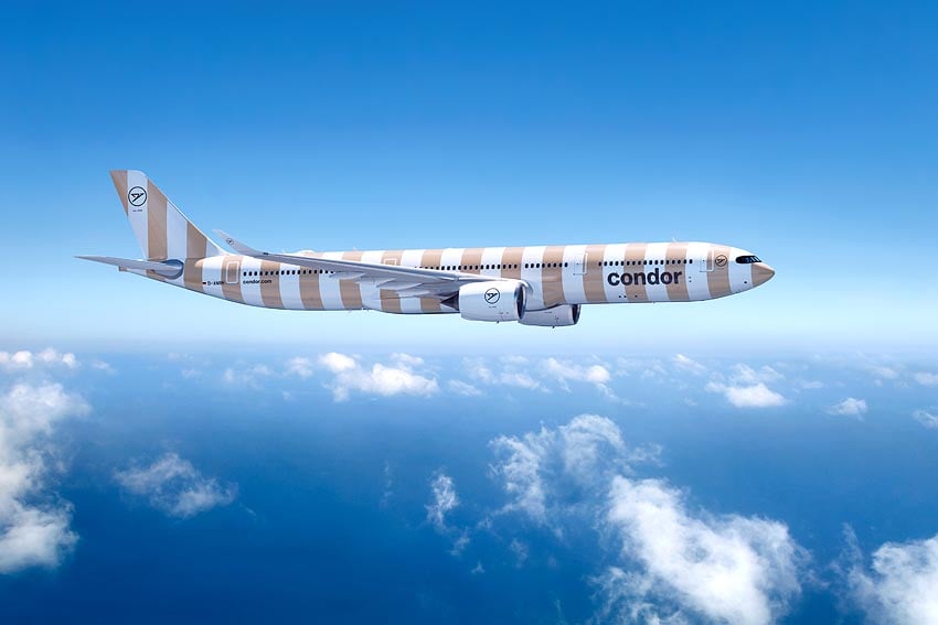 Flying three times a week from Frankfurt to Windhoek starting end of June 2027 Condor with its Airbus A330neo Photo Condor