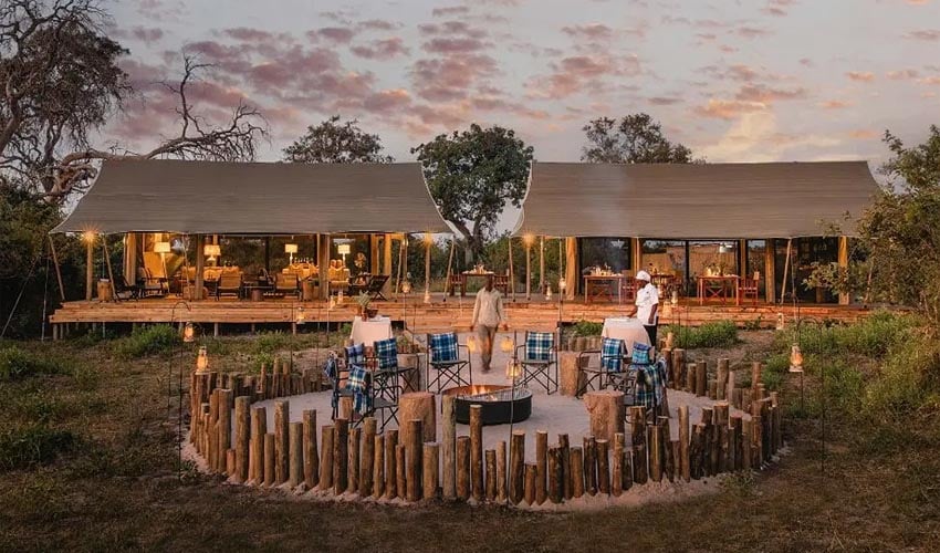 new Nkasa Linyanti Camp in Nkasa Rupara National Park in Zambezi Region in northeastern Namibia Photo Screenshot from website