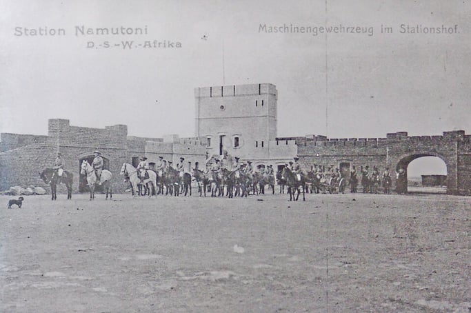 German Schutztruppe in Namutoni 1905