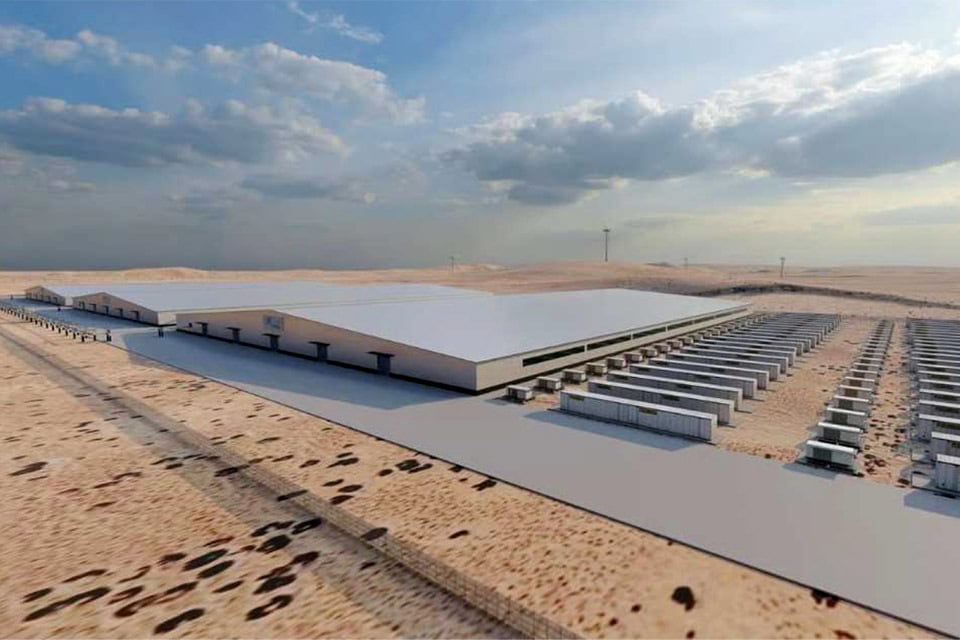 Graphic of envisaged Green Hydrogen Plant, Luederitz, Namibia