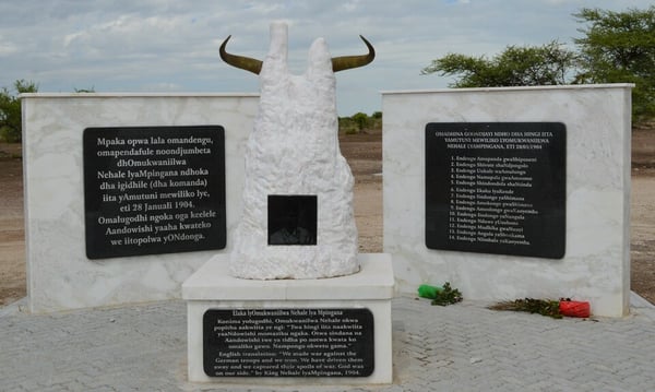 The King Nehale Warriorsâ€™ Memorial was unveiled on occasion of the 118 th commemoration of the attack on Fort Namutoni.
