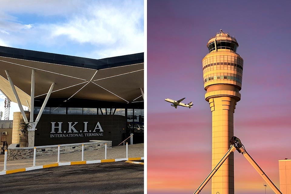 The Hosea Kutako International Airport near Windhoek (2023)