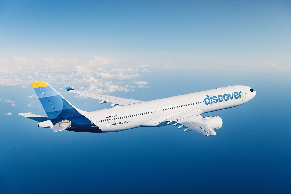 Lufthansa snow called discover airlines