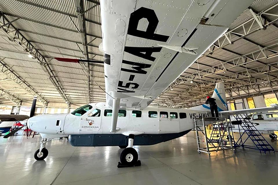 Cessna Grand Caravan, which can be used to hop from lodge to lodge in the Zambezi region in north-eastern Namibia