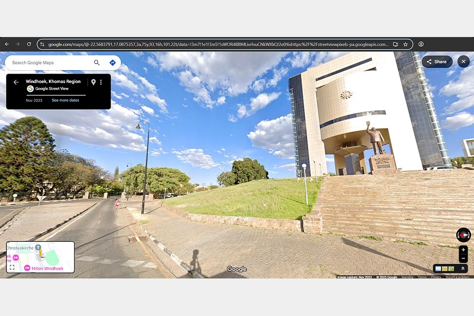 Google Street View now also allows users to take a virtual tour of the Independence Museum