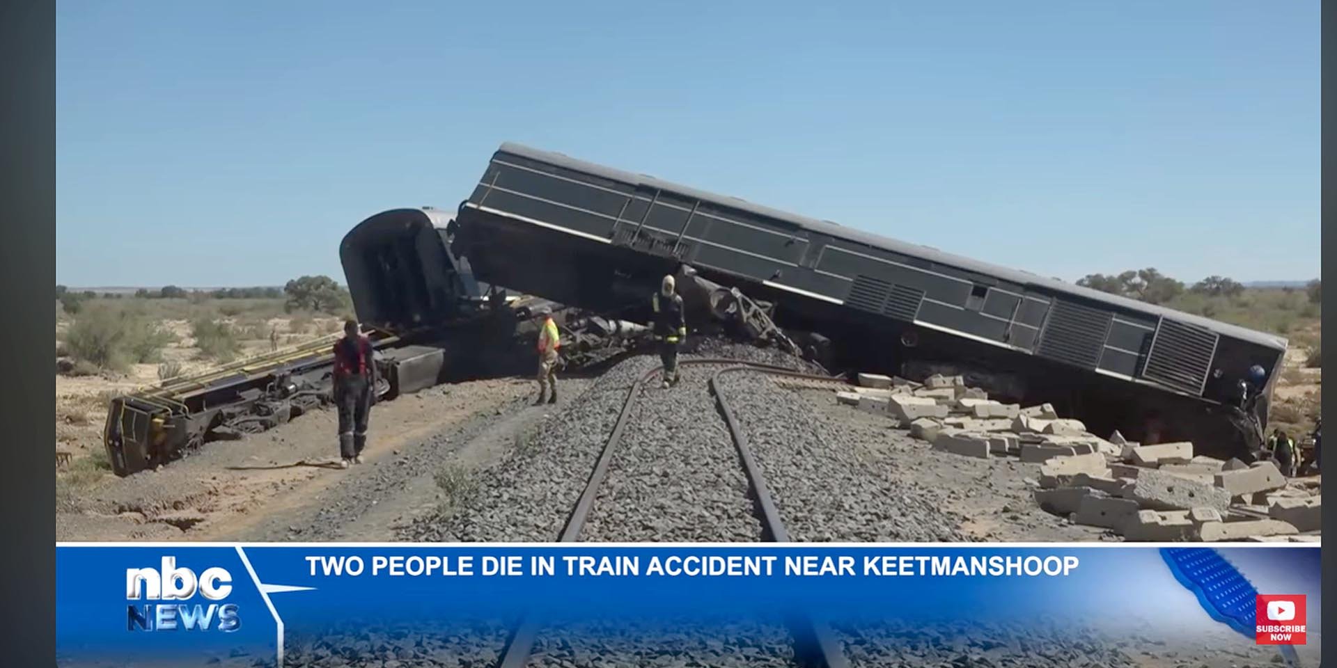 Rovos Rail luxury train derailed in southern Namibia