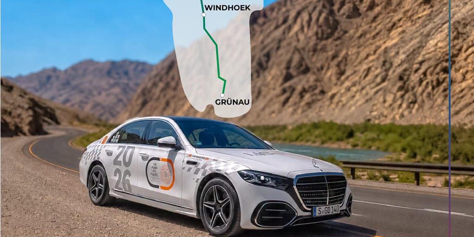 From Ngoma via Divundu and Windhoek to Grünau Four stops in Namibia on Mercedes-Benz '140 Years, 140 Places' anniversary tour Photo Screenshot from Namibia Tourism Board NTB Facebook post
