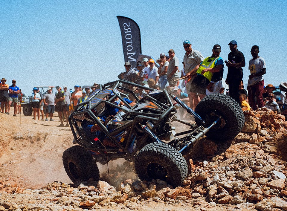 Offroad driving in Namibia